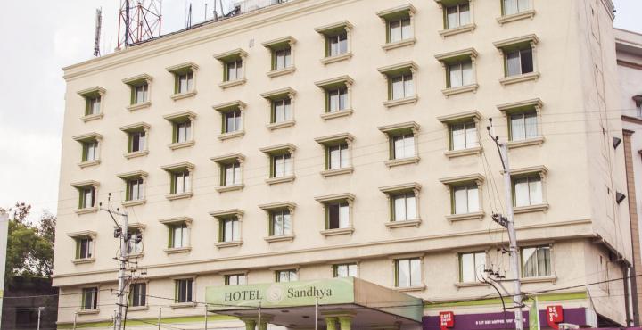 Sandhya Hotel Hyderabad Exteriör bild